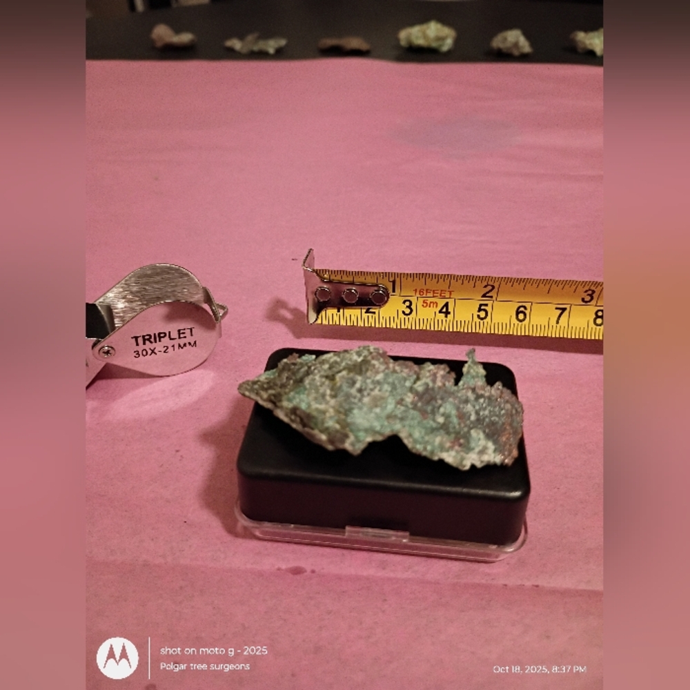 Upper Peninsula Michigan Native Copper Quartz Specimen